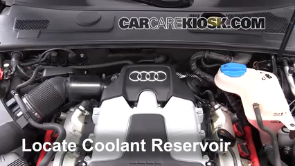 2011 Audi A6 Quattro 3.0L V6 Supercharged Coolant (Antifreeze) Add Coolant